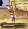 Recoome's opinion on the flimsiness of Battle Armor in Xenoverse 2