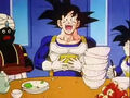 Goku eating