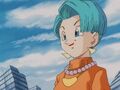 Bulma remembering her first time meeting Goku when she was young while seeing Goku leaving with Shenron