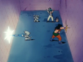 Goku and Yamcha can not break the oven's walls