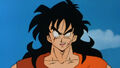 Yamcha confronts the Saiyans