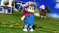 Arale with poop on a stick in J-Stars Victory Vs