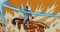 Cooler deflects Goku's Energy Wave in Cooler's Revenge