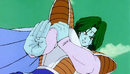 Zarbon preparing to fire the Elegant Blaster