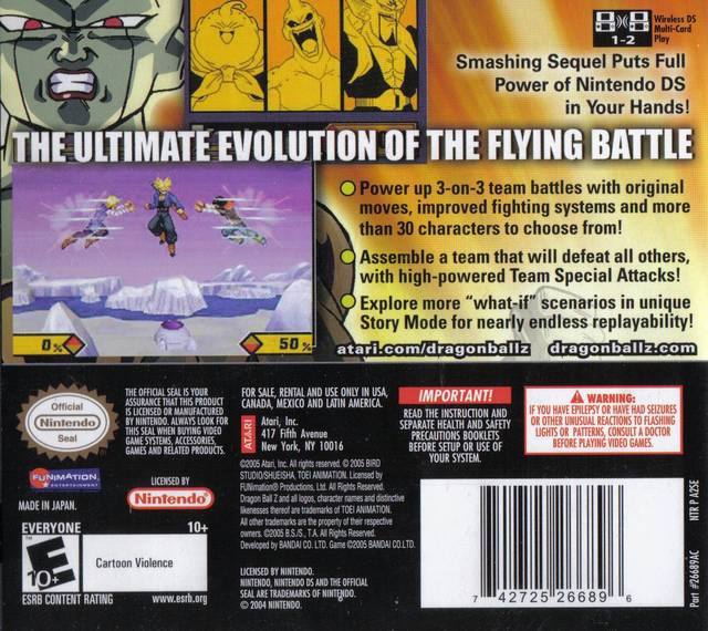 dragon ball supersonic warriors 2 moves