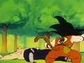 Goku gets the best of Tao in the next exchange
