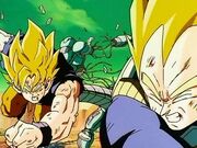 Vegeta e Goku vs Cooler