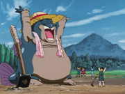 Zoonama gives energy for Goku's Spirit Bomb