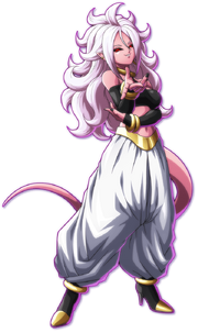 Majin Android 21 game art