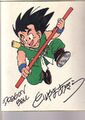 Akira Toriyama Autograph 1 by goku6384