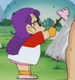 Arale shows poop to General Blue
