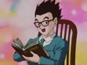 Gohan reading (as remembered by Pan)