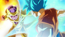 Golden Frieza vs. Super Saiyan Blue Goku in Resurrection ‘F’