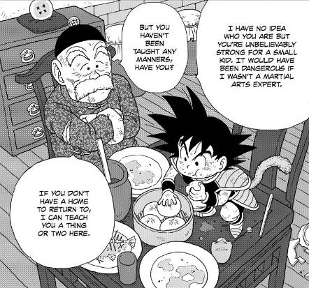 What is a ridiculous Dragon Ball manga panel that when you read it