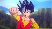 SDBH Big Bang Mission 5 (Promotional CG Trailer) Beat (Saiyan Beyond God) wearing his default Gi (No Class-up)