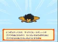 Raditz flying in a cutscene in Super Saiya Densetsu