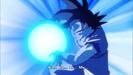 Goku charges a Kamehameha in Dragon Ball Super