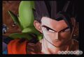 Gohan standing behind Piccolo