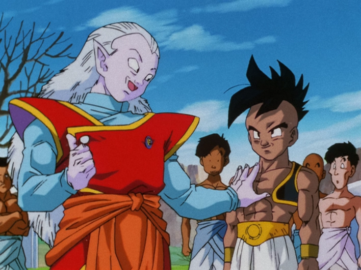 Dragon Ball GT Kai — Quando o ego se dissolve por completo! A superação de  Kuririn! — capítulo 107