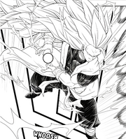 Xeno Goku as Super Saiyan 3