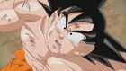 Goku watches Vegeta transforming into a Great Ape (cutscene)