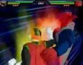 Great Saiyaman uses his Burst Rush on Dabura