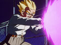 Baby-possessed Gohan fires his Kamehameha at Vegeta