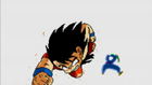 Kid Goku defeats by King Piccolo