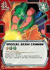 A Special Beam Cannon card in the Bandai CCG