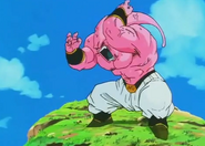 Ultra buu tranformandose en kid buu