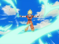 Goku uses a technique similar to the Spirit Shot in the 4th Dragon Ball Z Kai intro