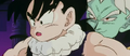 Spice appears behind Gohan