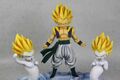 Super Saiyan Gotenks with Kamikaze Ghosts statue set front view