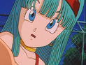 Bulla watches Vegeta