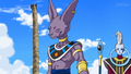 Beerus falls asleep before he can destroy Earth