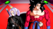 Xeno Goku and Xeno Trunks.