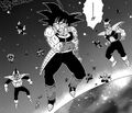 Napple-like soldier stands behind Bardock in the Episode of Bardock manga