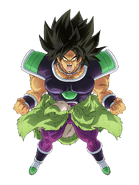 Wrathful Broly artwork in Dokkan Battle