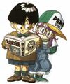 Gohan and Arale (Daizenshuu 1)