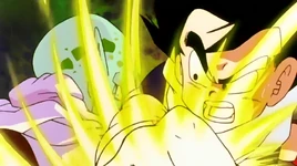 Gohan fighting garlic jr