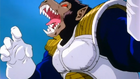 Vegeta transforming into a Great Ape