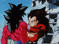 SSJ4VegetaAttacksGoku