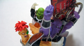 Keychain series Ginyu Force set close up on Guldo, Recoome, and Captain Ginyu