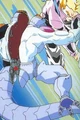 Shining Sword Attack used against Mecha Frieza