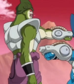 Cabira on Planet Plant in the Episode of Bardock anime