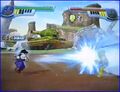 Kid Gohan fires Full Power Consecutive Ki Blast in Infinite World