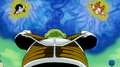 Guldo paralyzes Gohan and Krillin
