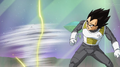 Magetta using a similar attack against Vegeta