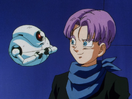 Giru and Trunks telling everyone about their plan