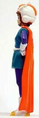 Super Guerriers Videl figure side view